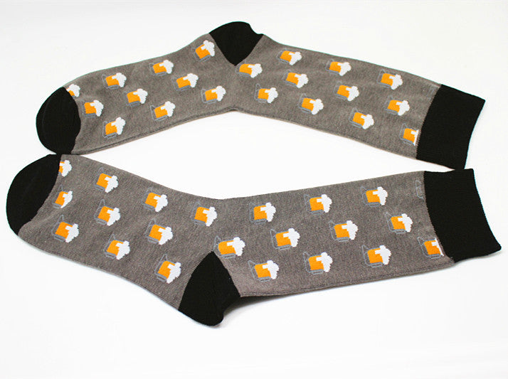 Harajuku Happy Men socks Funny Mens Sloth Sock Women animal fox chili Moustache sloths Novelty Sock combed cotton funny Socks