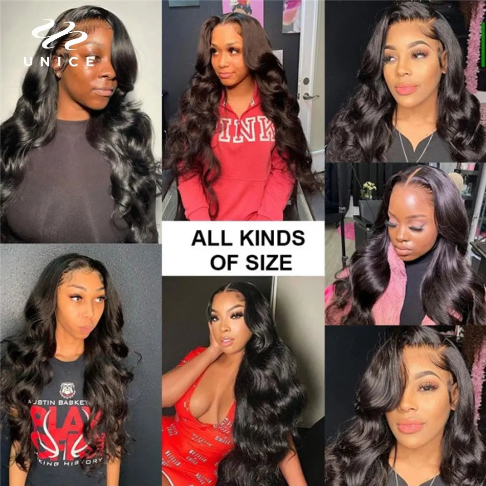 UNice Body Wave Human Human Hair Bundles 4PCS/Lot 100% Remy Hair Weaving Natural Color Human Hair Weaves 8-30inch Free Shipping