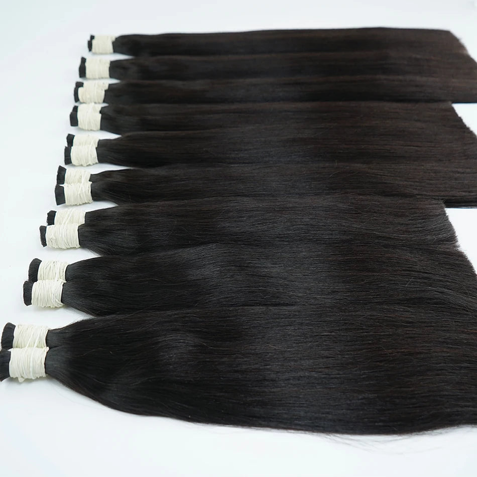 613 Striaght Human Hair No Weft 100% Virgin Bundles Highlight Original Bulk Extensions Russian Natural Unprocessed Blonde hair