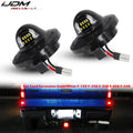 iJDM OEM-Fit Xenon White Full LED License Plate Light Assembly For Ford F150 F250 F350 F450 Ranger Raptor Explorer Sport Trac