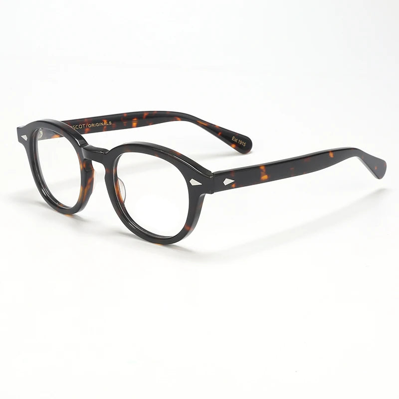 Optical Eyeglasses Frame Men Women Johnny Depp Vintage Glasses Computer Acetate Spectacle Frame For Male Clear Lens