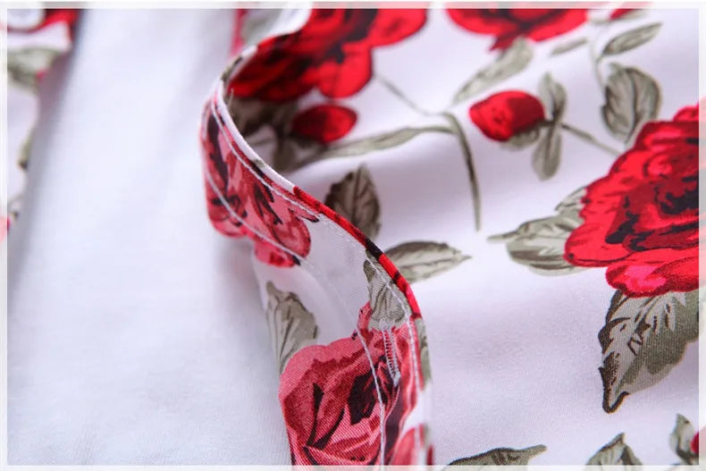 2026 Summer Mens Hawaiian Shirt, Printed Short Sleeve Asian Sizes Hawaii Rose Flower Beach Floral Patterns Shirts S-7XL