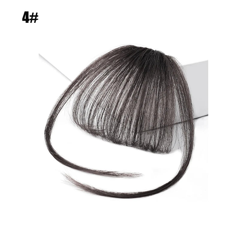 Fake 3D Air Bangs Hair Clip-In Extension Synthetic Fake Fringe Natural False hairpiece For Women Clip In Bangs