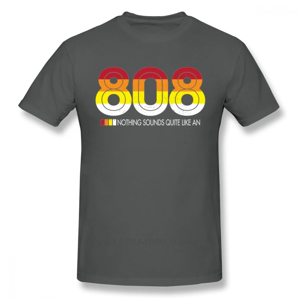 Novelty Male Roland TR 808 Tee Shirt Rock And Roll Drum Machine T Shirt Crewneck 100% Cotton T-Shirt
