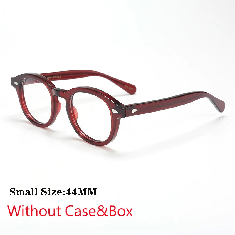 Optical Eyeglasses Frame Men Women Johnny Depp Vintage Glasses Computer Acetate Spectacle Frame For Male Clear Lens