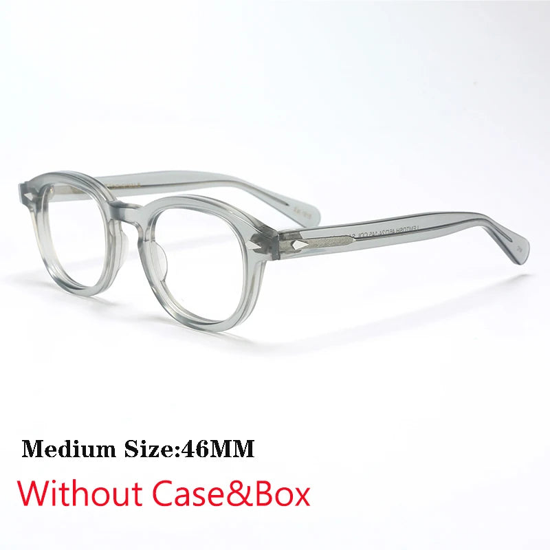 Optical Eyeglasses Frame Men Women Johnny Depp Vintage Glasses Computer Acetate Spectacle Frame For Male Clear Lens