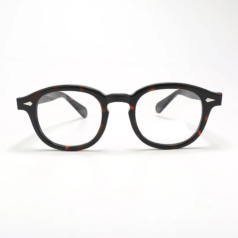 Optical Eyeglasses Frame Men Women Johnny Depp Vintage Glasses Computer Acetate Spectacle Frame For Male Clear Lens