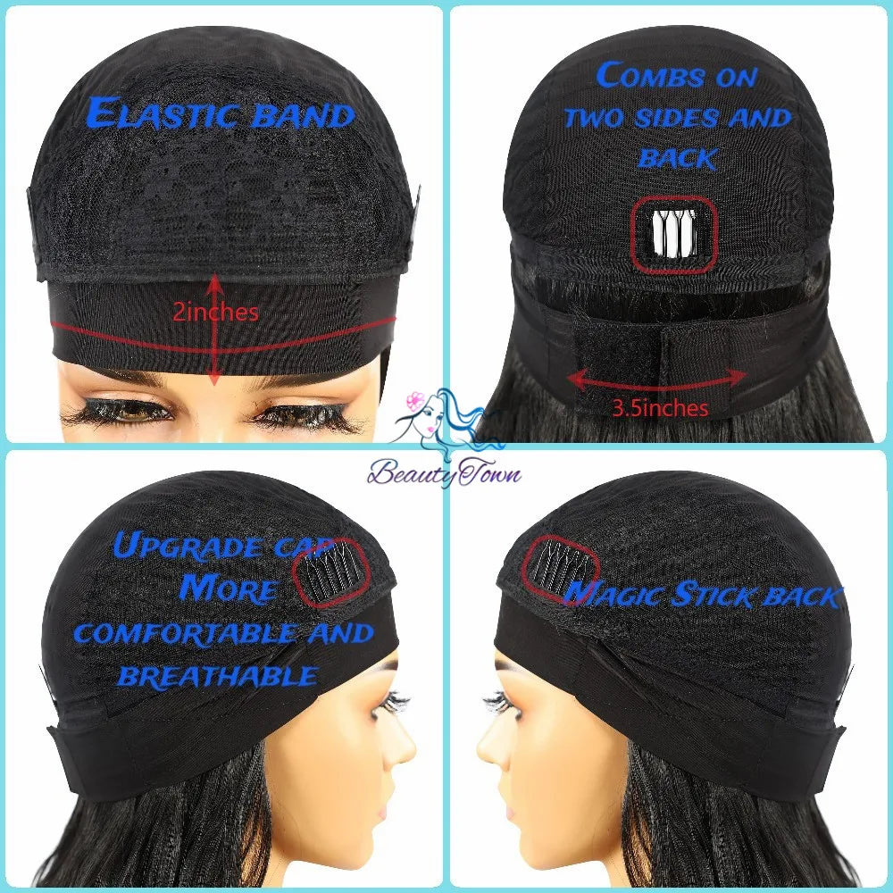 Synthetic Headband Wig for Women Kinky Curly Long Brown #30 Color Daily Wedding Party Travel Holiday Easy Wear Hair 2 Free Bands