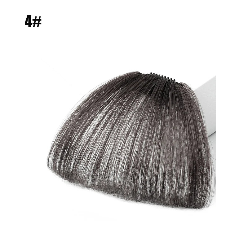 Fake 3D Air Bangs Hair Clip-In Extension Synthetic Fake Fringe Natural False hairpiece For Women Clip In Bangs