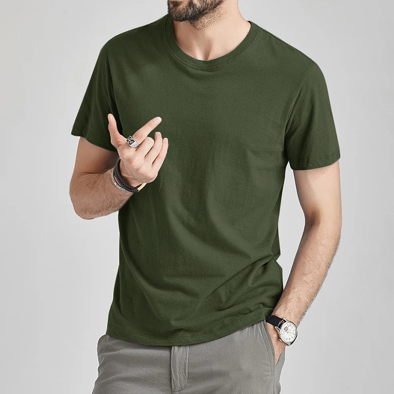 Hot Sale T-Shirts Male Tshirts Men Summer Tee Shirt Women Plain Solid Cotton Blue Short Top Tees Female Lady Girl Boy Brand Tee