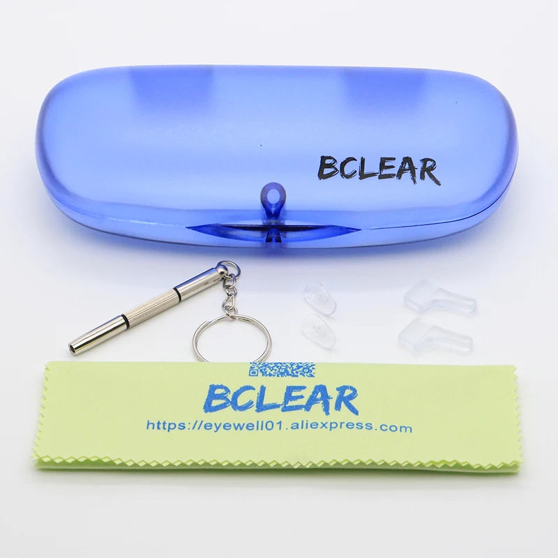 BCLEAR Men Women Retro Glasses Frame Ultra-light Titanium Myopia Glasses Optical Prescription Fashion Desgin Eyeglasses Frame