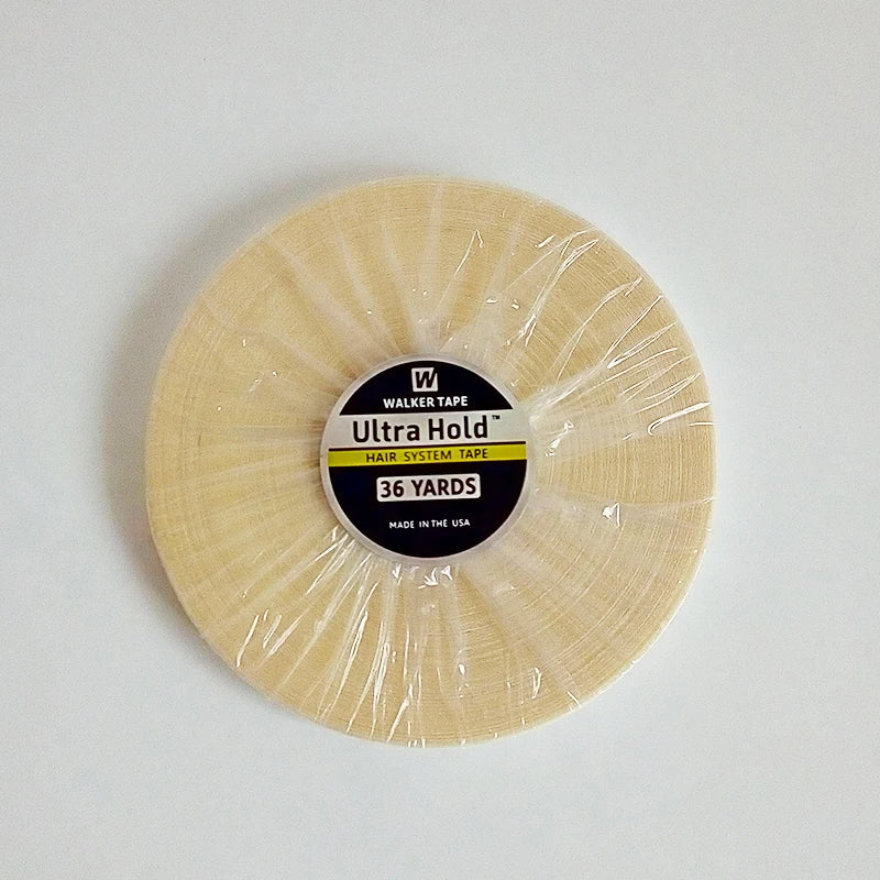 1Roll 36yards White Ultra Hold  Double Sided Tape Strong Hair System Tape  For Tape Hair Extension/Toupee/Lace Wig