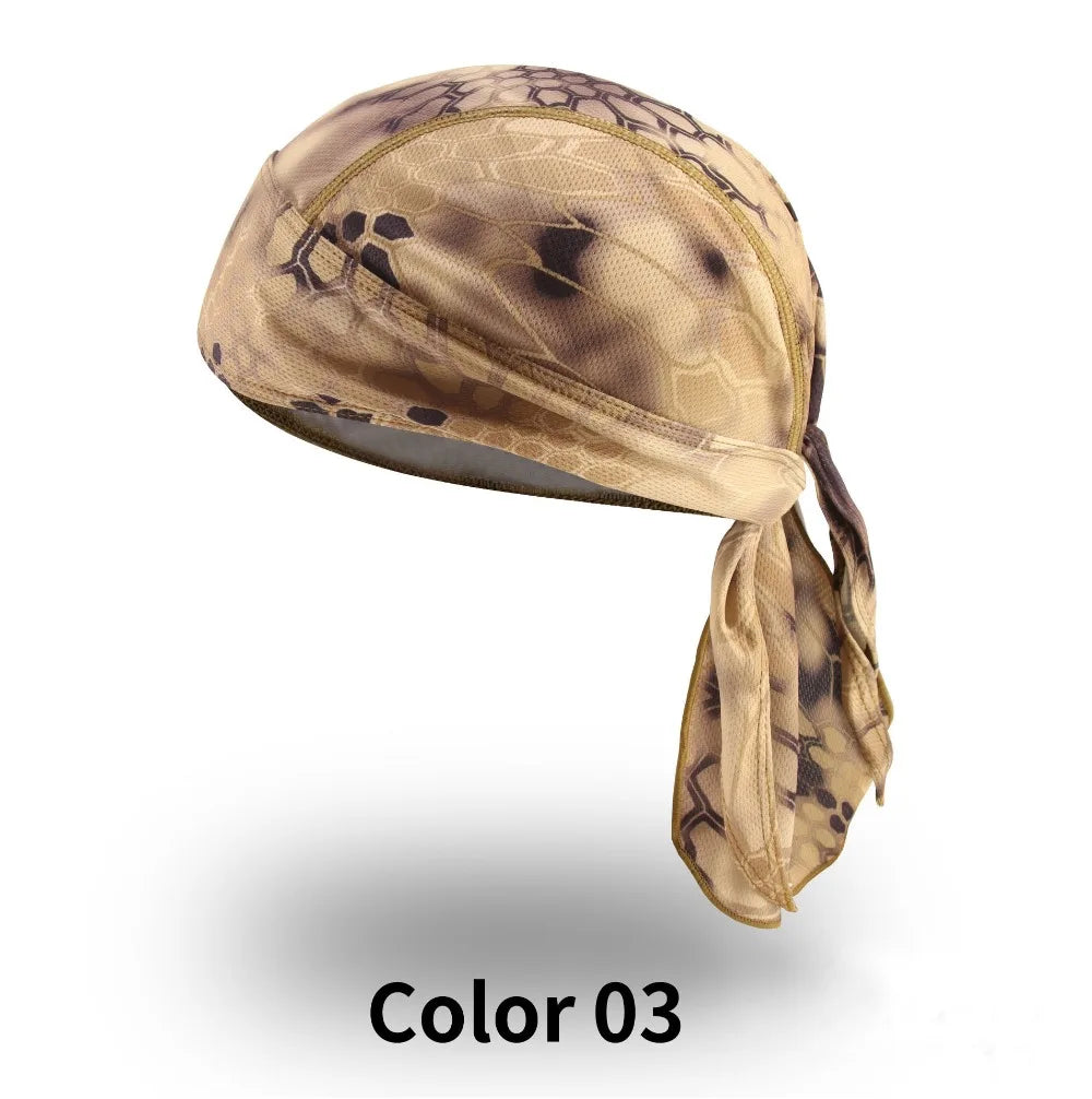 Headband Summer Scarf Men Printed Cycling Cap Sun Protection Camouflage Fishing Running Headscarf Hood Hiking Sport Women