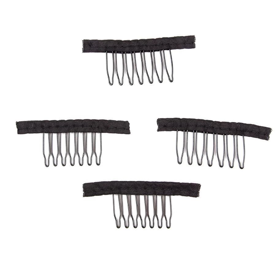 Alileader Wig Combs Lace Wig Clips Hair Clip Comb  Hair Weave Clips Comb For Hair Extensions For Wigs Popular Wig Making Tools