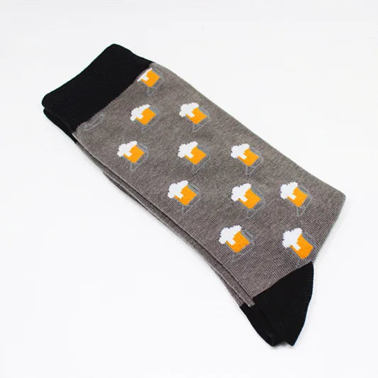 Harajuku Happy Men socks Funny Mens Sloth Sock Women animal fox chili Moustache sloths Novelty Sock combed cotton funny Socks