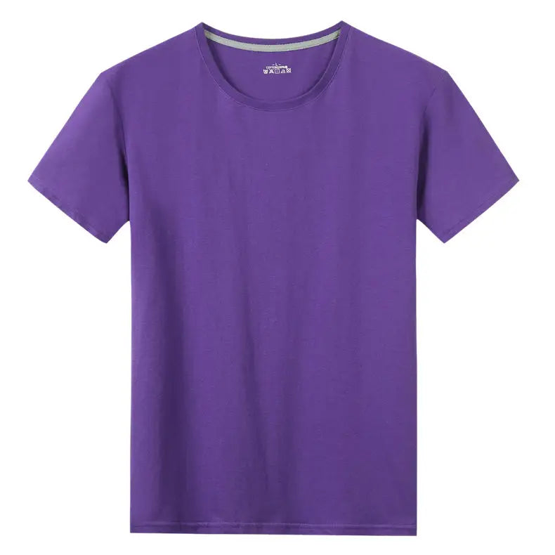 Hot Sale T-Shirts Male Tshirts Men Summer Tee Shirt Women Plain Solid Cotton Blue Short Top Tees Female Lady Girl Boy Brand Tee