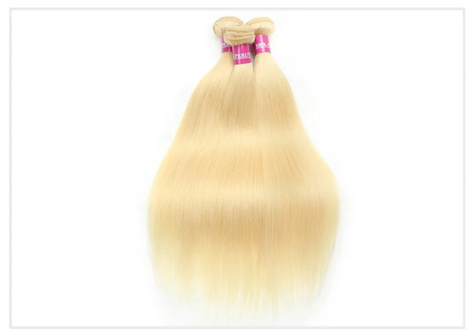 Raw Indian Hair 613 Bundles Straight Human Hair Bundles 1 3 4 Bundles Deal 40 Inch Honey Blonde Bundle Hair Extensions for Women
