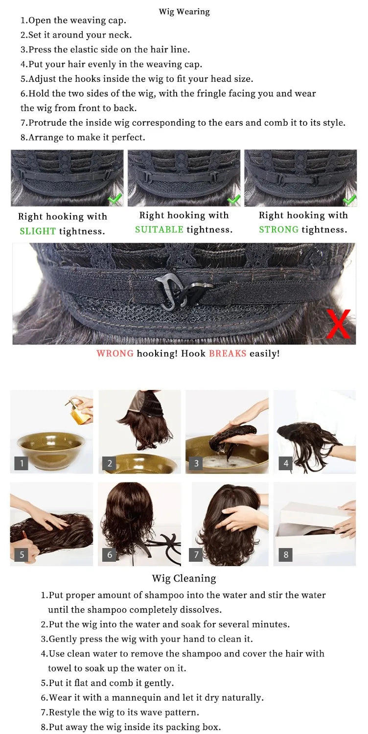 LIDA Curly Human Hair Wigs 100% Human Hair 8'' Malaysian Curly Human Hair Non Remy Women Wigs 150% Density Machine Made Wig