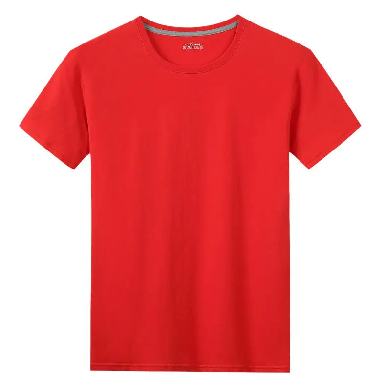 Hot Sale T-Shirts Male Tshirts Men Summer Tee Shirt Women Plain Solid Cotton Blue Short Top Tees Female Lady Girl Boy Brand Tee