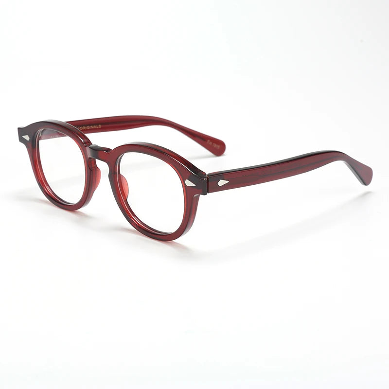 Optical Eyeglasses Frame Men Women Johnny Depp Vintage Glasses Computer Acetate Spectacle Frame For Male Clear Lens
