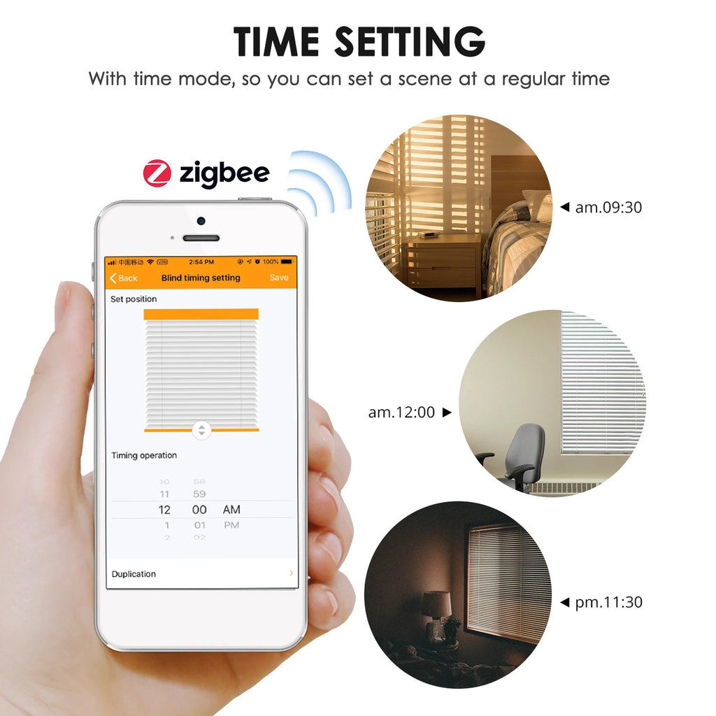 BT/Wifi/ Zigbee Control Smart Blinds Drive Motor Tuya Motorized Chain Roller Control Shade Shutter Drive Motor Replacement