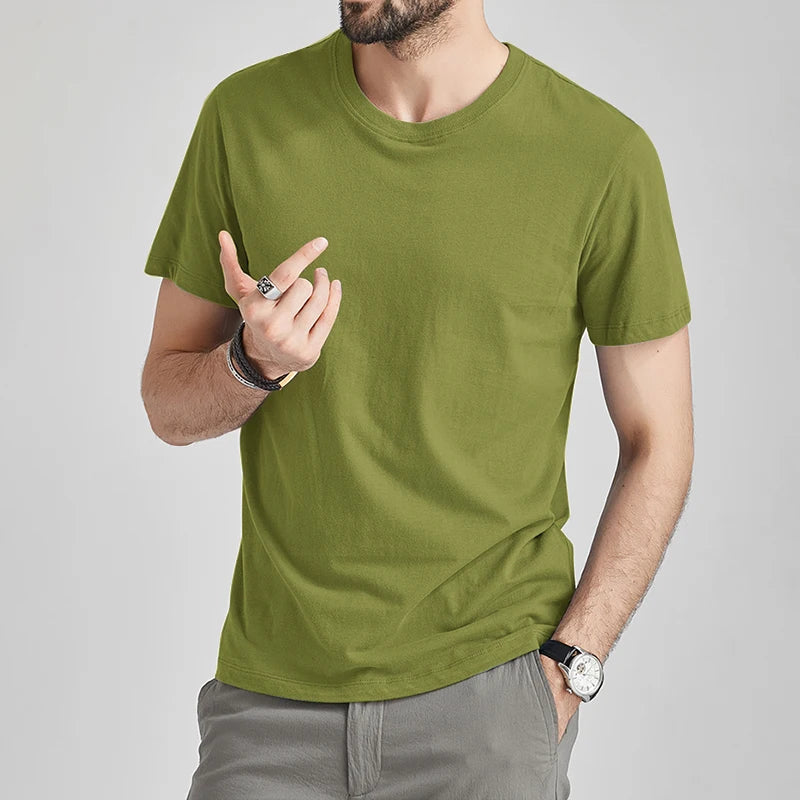 Hot Sale T-Shirts Male Tshirts Men Summer Tee Shirt Women Plain Solid Cotton Blue Short Top Tees Female Lady Girl Boy Brand Tee