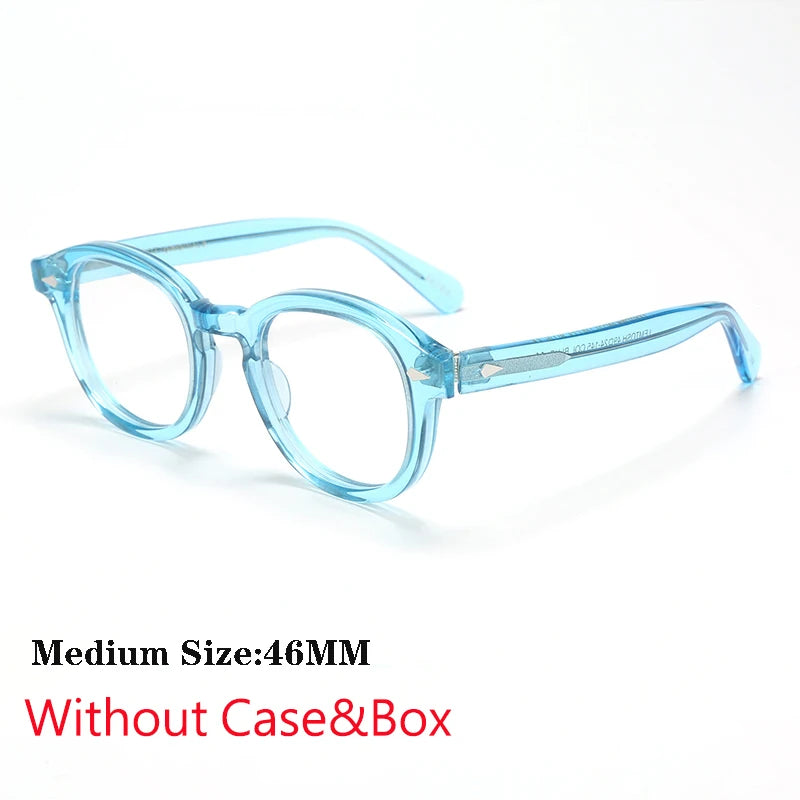 Optical Eyeglasses Frame Men Women Johnny Depp Vintage Glasses Computer Acetate Spectacle Frame For Male Clear Lens