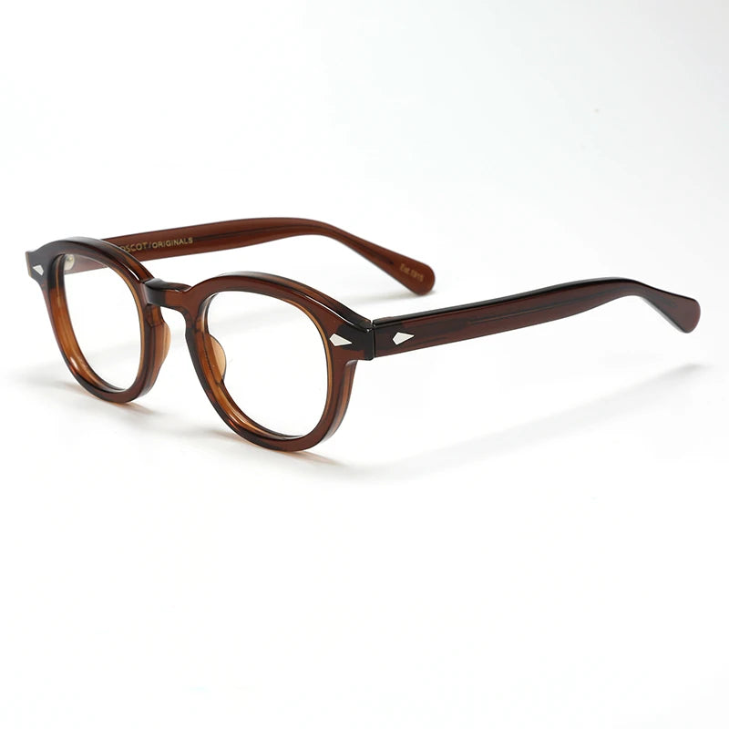 Optical Eyeglasses Frame Men Women Johnny Depp Vintage Glasses Computer Acetate Spectacle Frame For Male Clear Lens