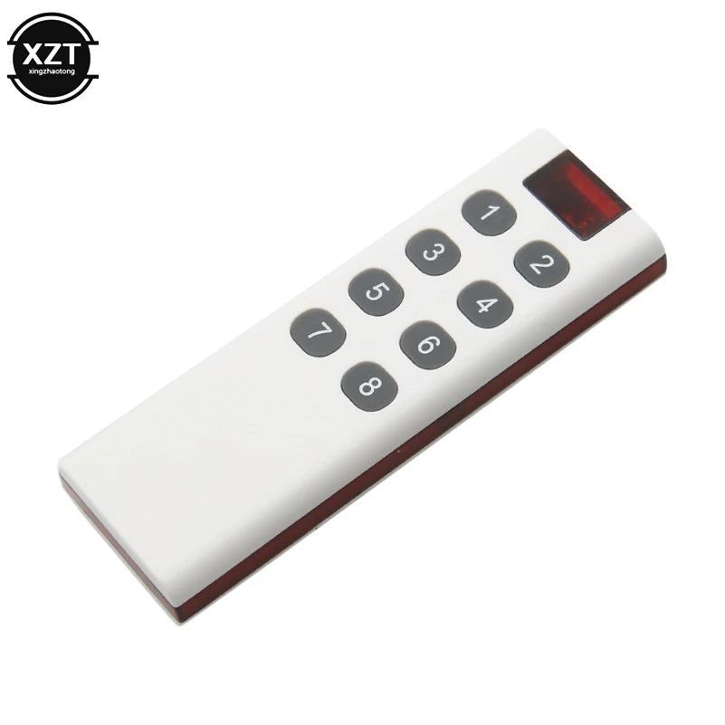 Universal RF433MHz Wireless Learning Code Digital Remote Control Transmitter for Remote Switch 1/2/3/4/6/8/10 Button Small Size
