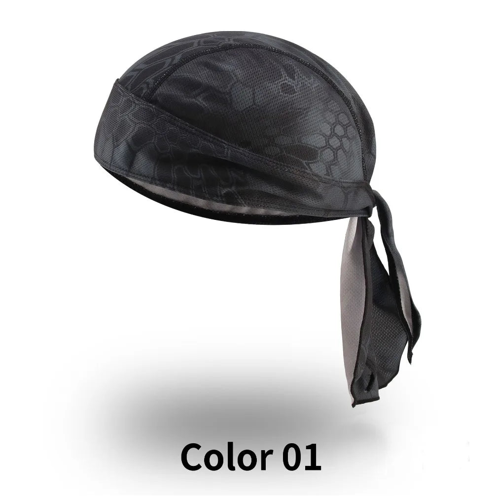 Headband Summer Scarf Men Printed Cycling Cap Sun Protection Camouflage Fishing Running Headscarf Hood Hiking Sport Women