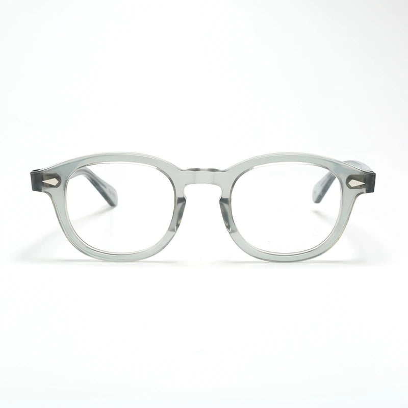 Optical Eyeglasses Frame Men Women Johnny Depp Vintage Glasses Computer Acetate Spectacle Frame For Male Clear Lens