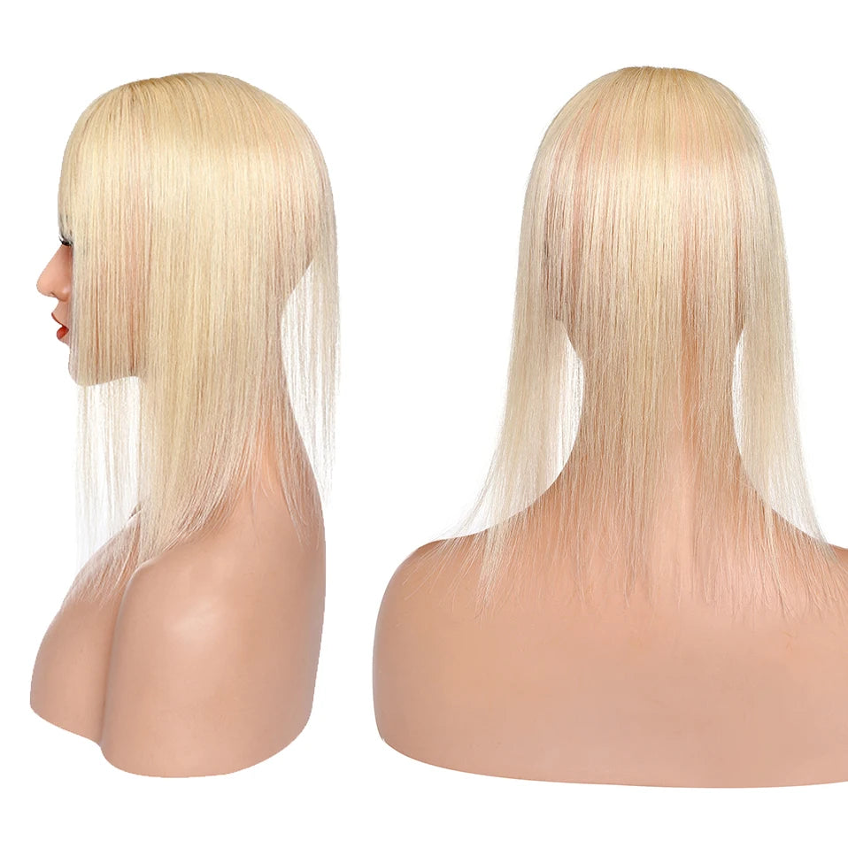 Rich Choices Women Topper 8.5x8.5cm Hair Toppers Natural Hair Clip In Wigs 100% Human Hair For Women Hairpiece