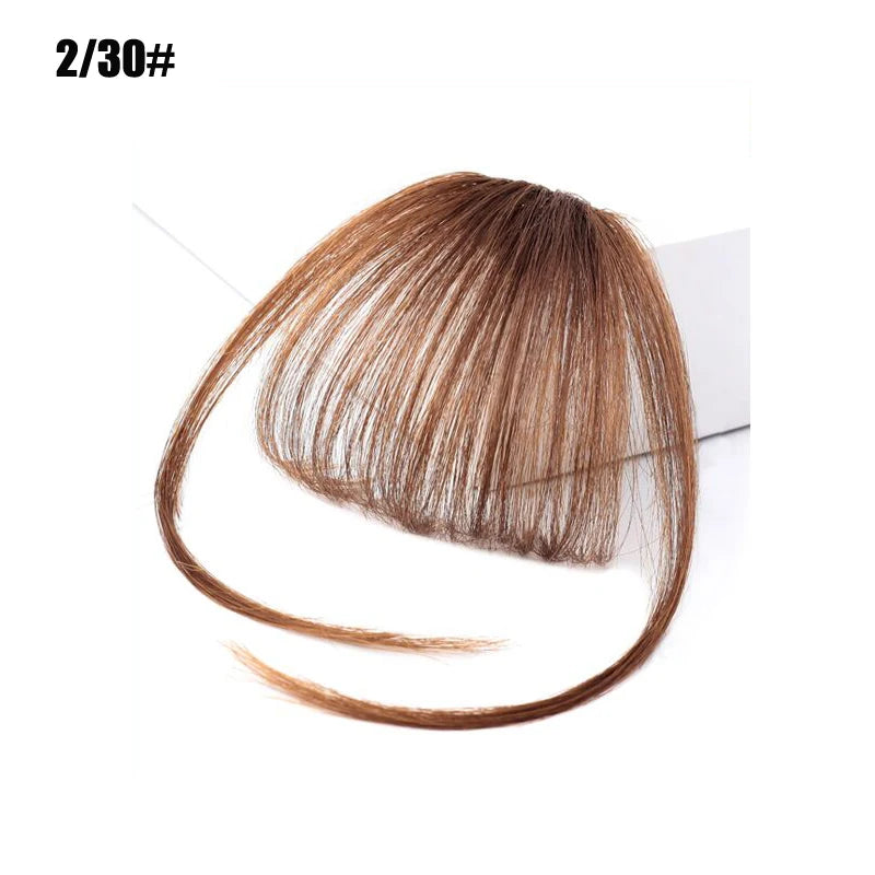 Fake 3D Air Bangs Hair Clip-In Extension Synthetic Fake Fringe Natural False hairpiece For Women Clip In Bangs