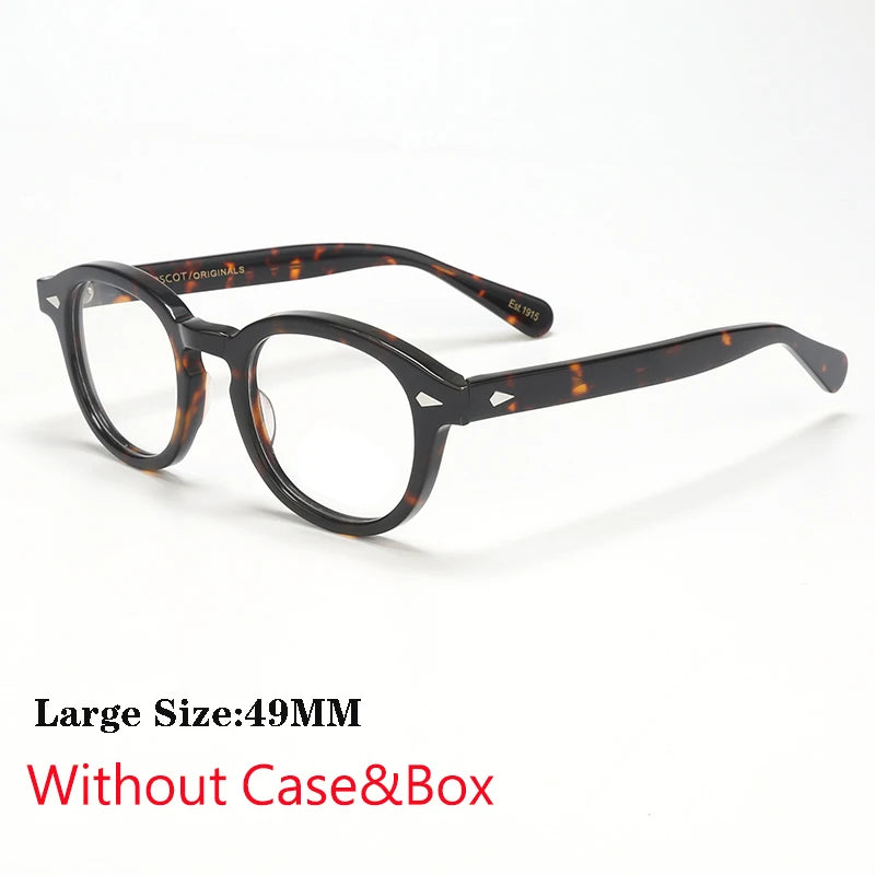 Optical Eyeglasses Frame Men Women Johnny Depp Vintage Glasses Computer Acetate Spectacle Frame For Male Clear Lens