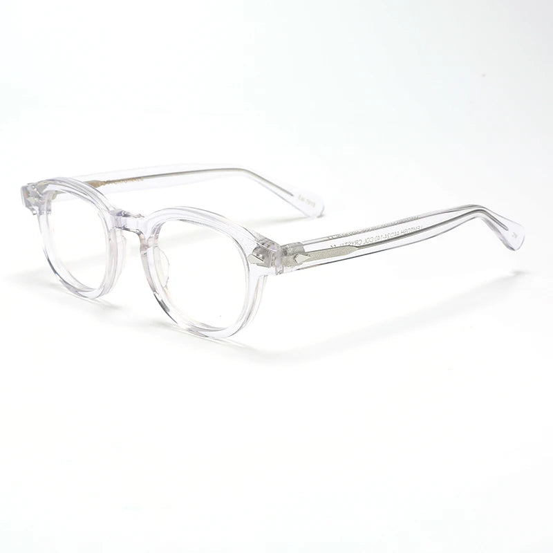 Optical Eyeglasses Frame Men Women Johnny Depp Vintage Glasses Computer Acetate Spectacle Frame For Male Clear Lens
