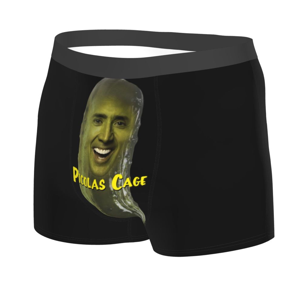 Custom Nicolas Cage Boxer Shorts For Homme 3D Printed Male Nic And His Girls Underwear Panties Briefs Breathbale Underpants