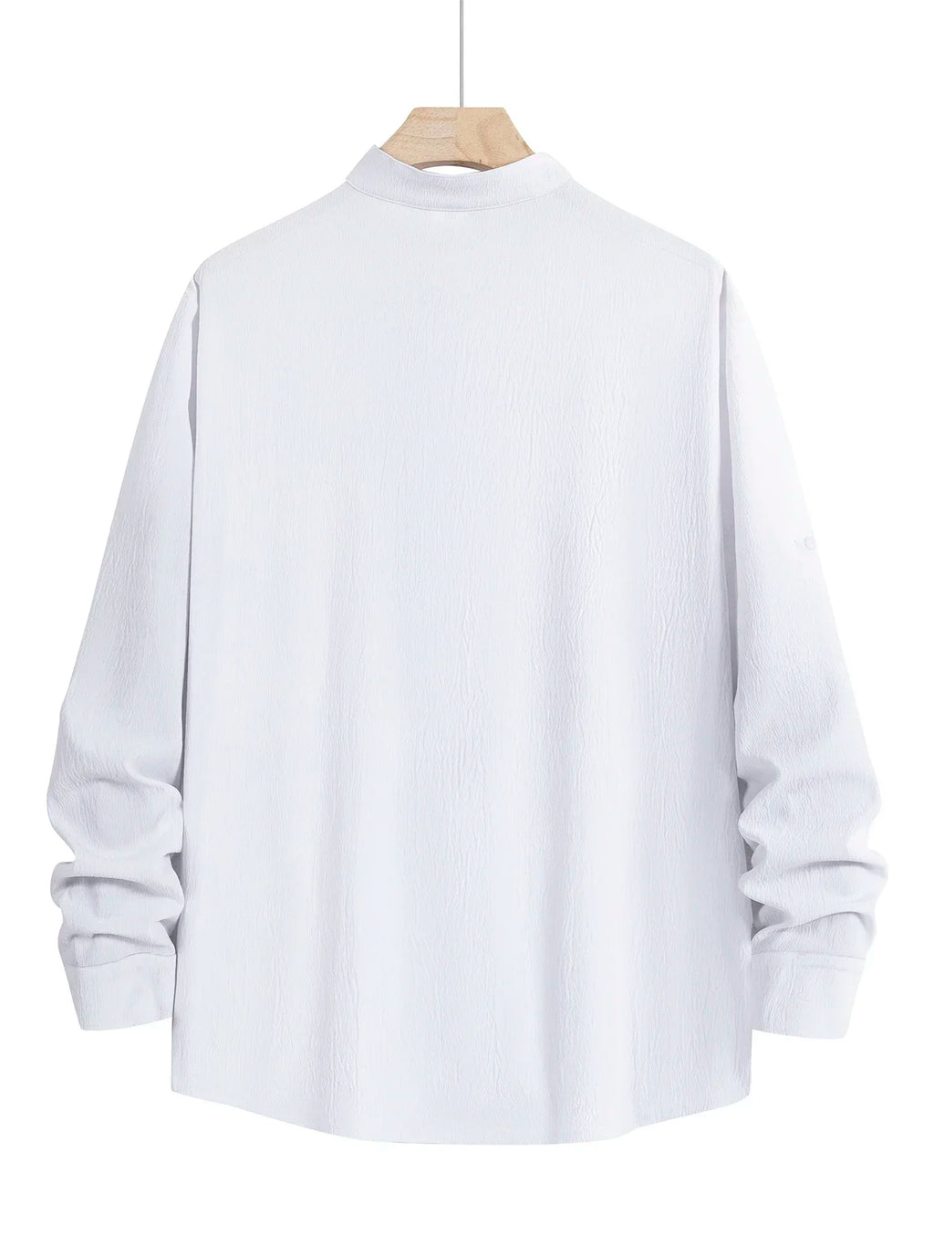 Men's Linen Shirt Summer 2025 Casual Short Sleeve Breathable Stand Collar Loose Fit Trendy Solid Color Youth Top with Pocket