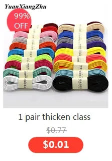 1Pair Colorful Round Shoelaces Rainbow Cotton Shoelace Running Sneakers Laces 80/100/120/140/160CM Shoe laces Shoes Accessories