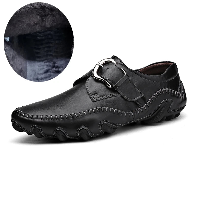 Crocodile Skin Loafer Shoes Men Genuine Leather Slip-on Moccasins Handmade Male Outdoor Casual Shoes Drive Walk Luxury Leisure