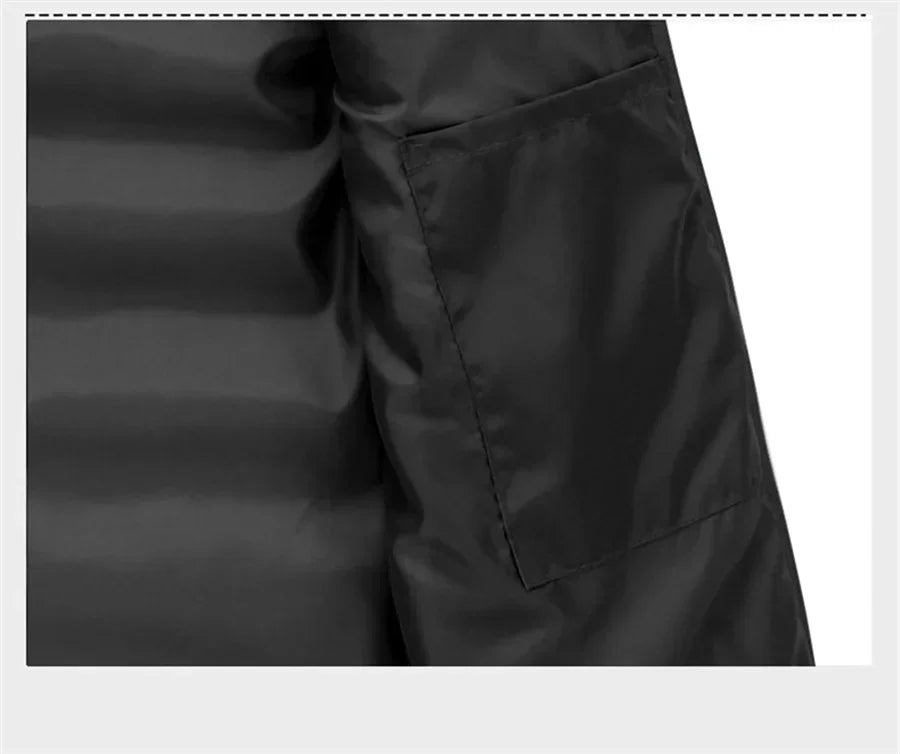 Men's Padded Vest Autumn Winter Hooded Jackets Outerwear Thick Warm Sleeveless Parka Coat Casual Men Clothing Male Slim Tops