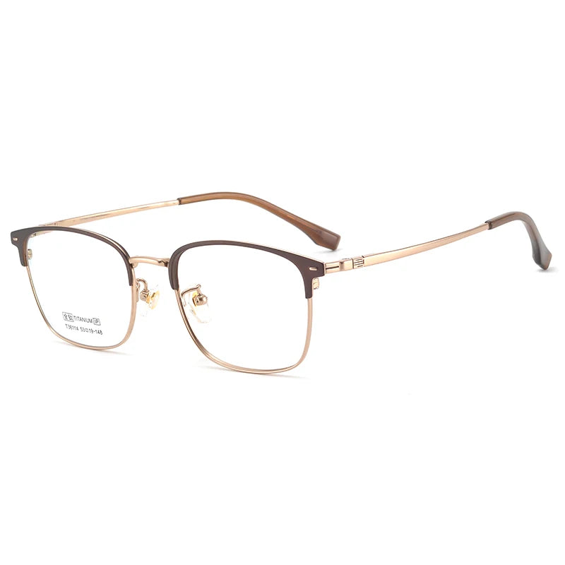 BCLEAR Men Women Retro Glasses Frame Ultra-light Titanium Myopia Glasses Optical Prescription Fashion Desgin Eyeglasses Frame