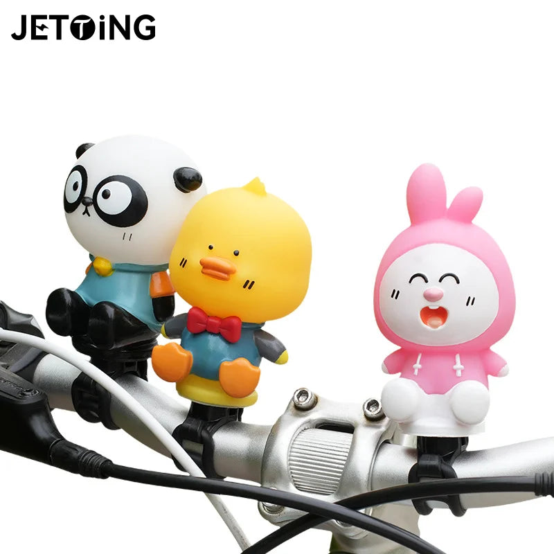 Scooter Kid Bike Bells Squeeze Bike Horn for Childrens Bicycle Accessories 1pc Bicycle Bell Cartoon Dinosaurs Unicorn Air Horn
