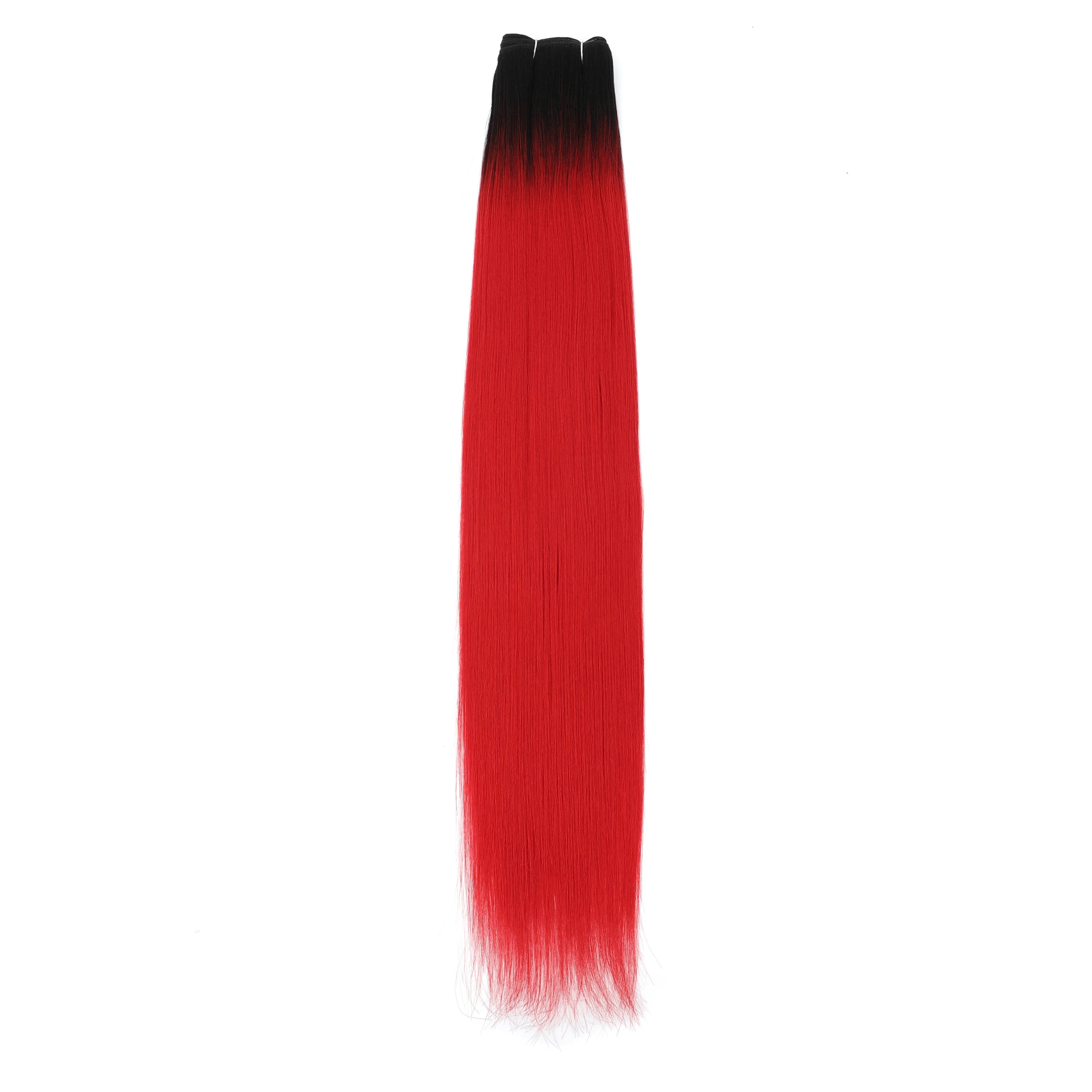 24-32 Inch Bio Protein Straight Hair Bundles Synthetic High Temperature 150g 200g Ombre Brown M888 Orange Soft Hair Weaving
