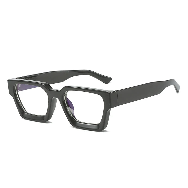 SHAUNA Retro Women Anti Blue Light Glasses Frame Fashion Men Square Optical Eyewear