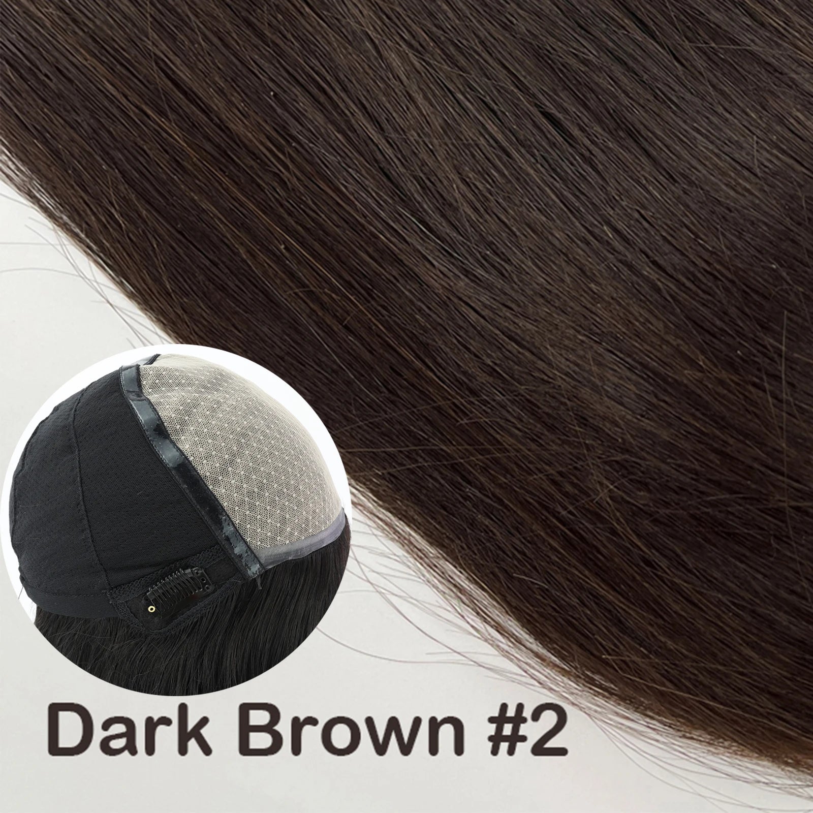 Medical Wig Real Virgin Human Hair Silk Top Natural Look Soft Light Breathable Elastic Net Comfortable Wearing for Women
