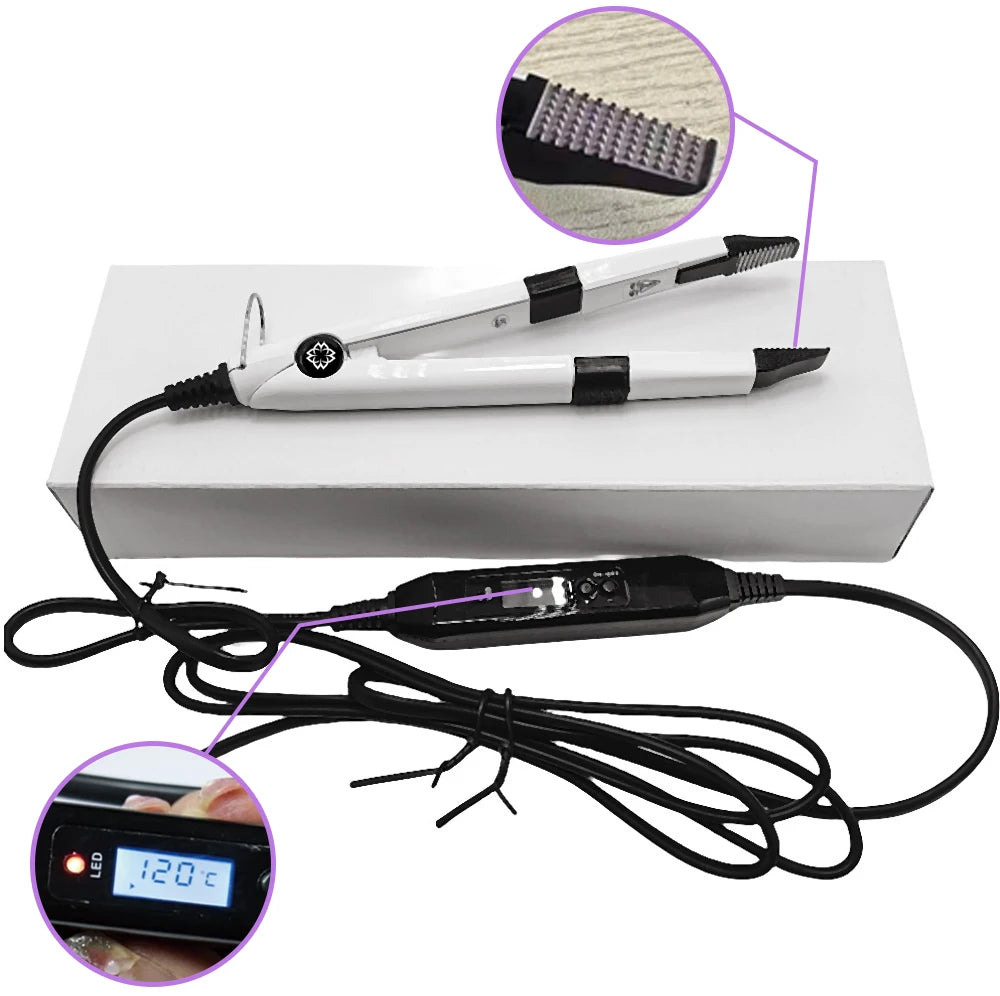 2026 UV V Light Hair Extension Set Wikytina Tools Kit, UV Extension Glue Long-Lasting Remover Machine - Salon Styling Tools