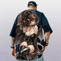 New 3d Pretty Girl Print Short Sleeve Tee For Men Summer Men's T-Shirts Casual Man Clothes Street Hip Hop Pullover Oversized Top