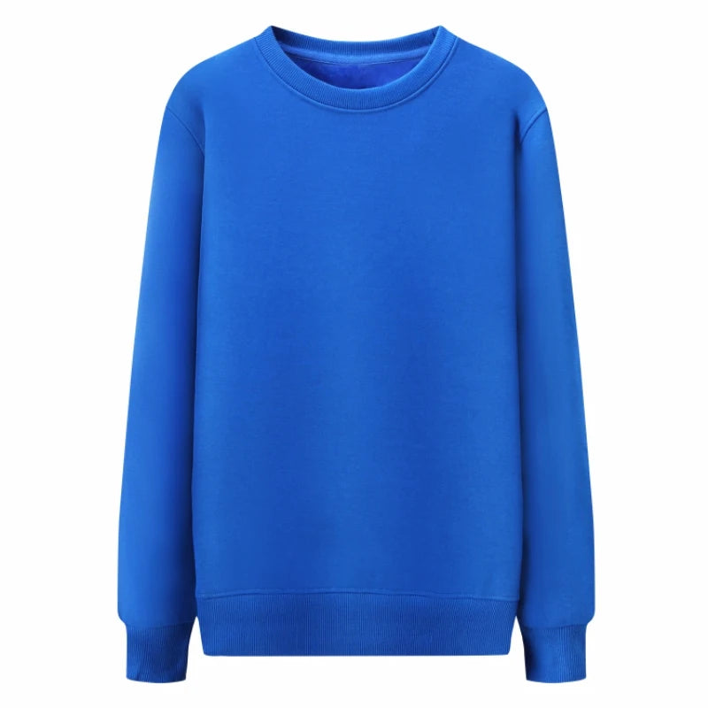 Elike Cotton Round Neck Sweater Custom Logo Printed Personal Group Brand Embroidery Design Men and Women 8 Colors