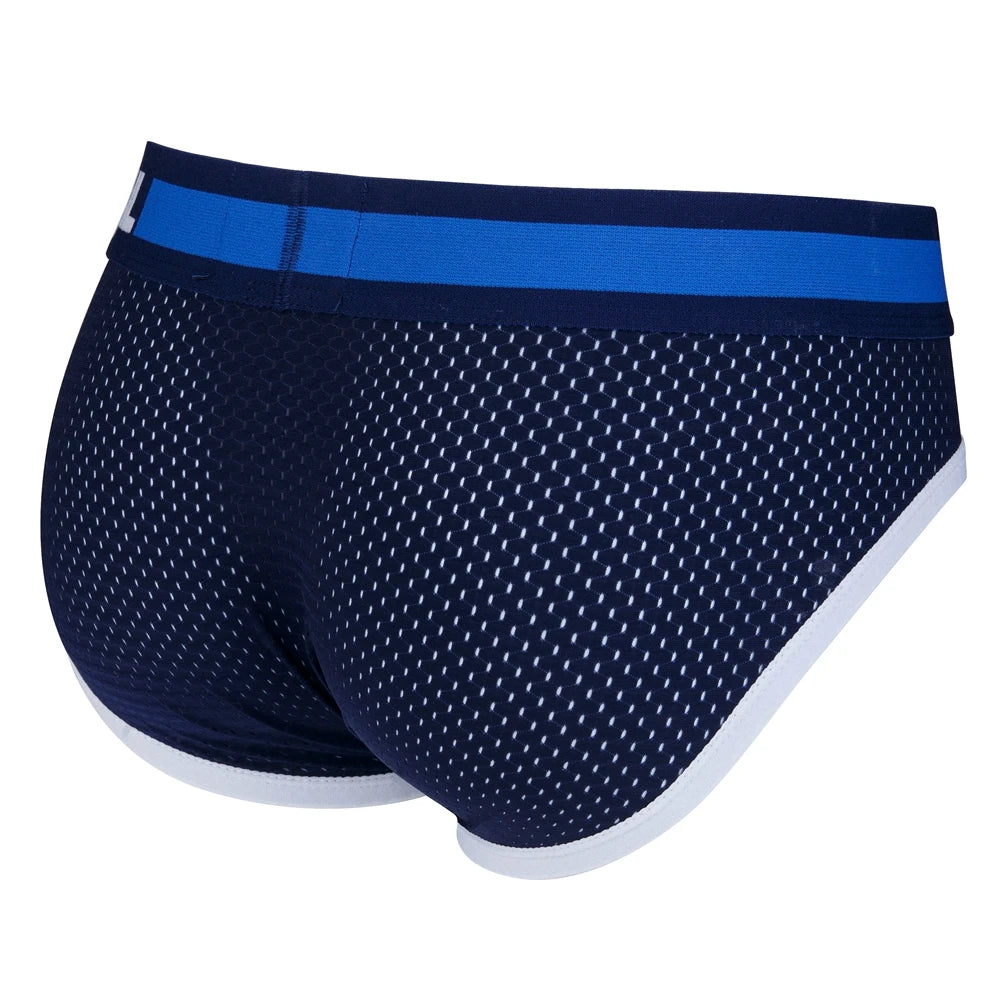 JOCKAMIL cotton mesh men's underwear fashion low-waist briefs shorts sports casual boxer trunks