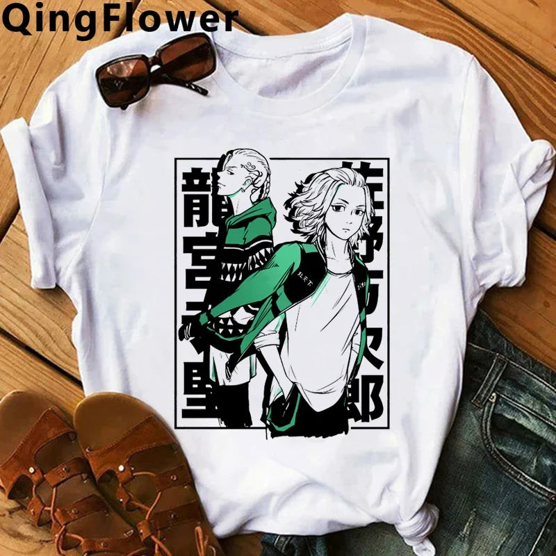 Hot Japanese Anime Tokyo Revengers T Shirt Men Chifuyu Matsuno Graphic Tees Anime T-shirt Unisex Summer Tops Tshirt Male